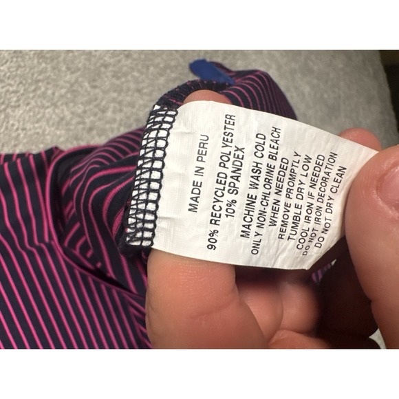 Greyson Mens Polo Shirt XL Multicolor Striped‎ Golf Performance Wolf Flawless - Picture 7 of 10